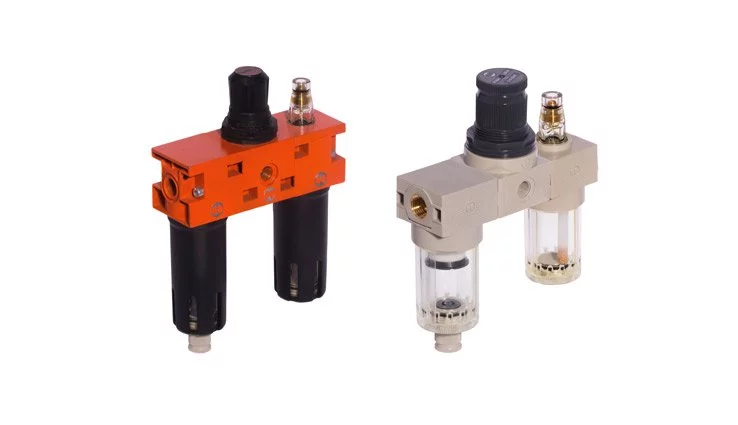 Groupes FRL (filtre-régulateur-lubrificateur)