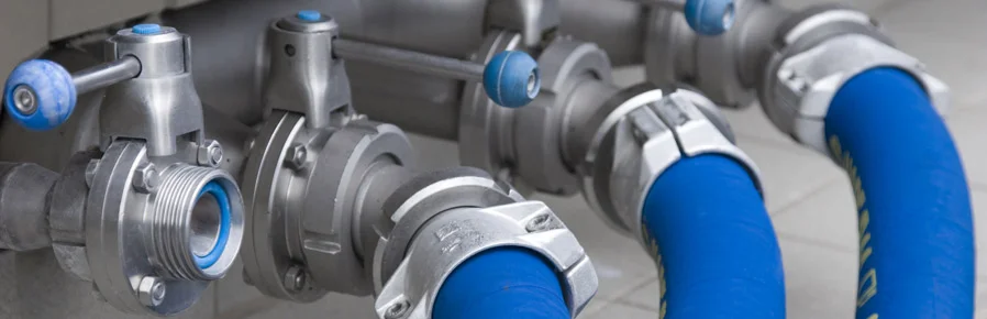 raccords sanitaires en acier inoxydable