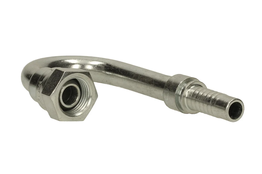 Embout hydraulique DKR 180°, type ZBW510, acier au carbone