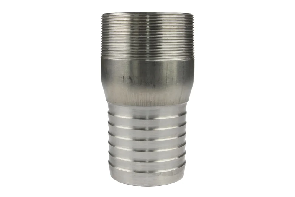 Extrémité filetée mâle BSPT, acier AISI 316, type CNP