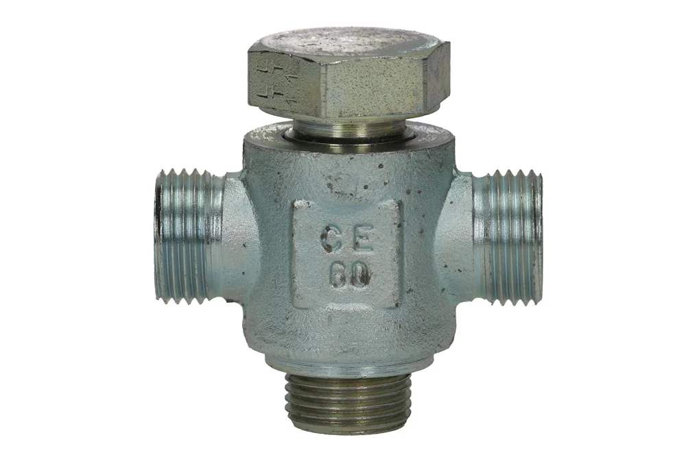 Raccord en T réglable BANJO TH-BE, acier au carbone