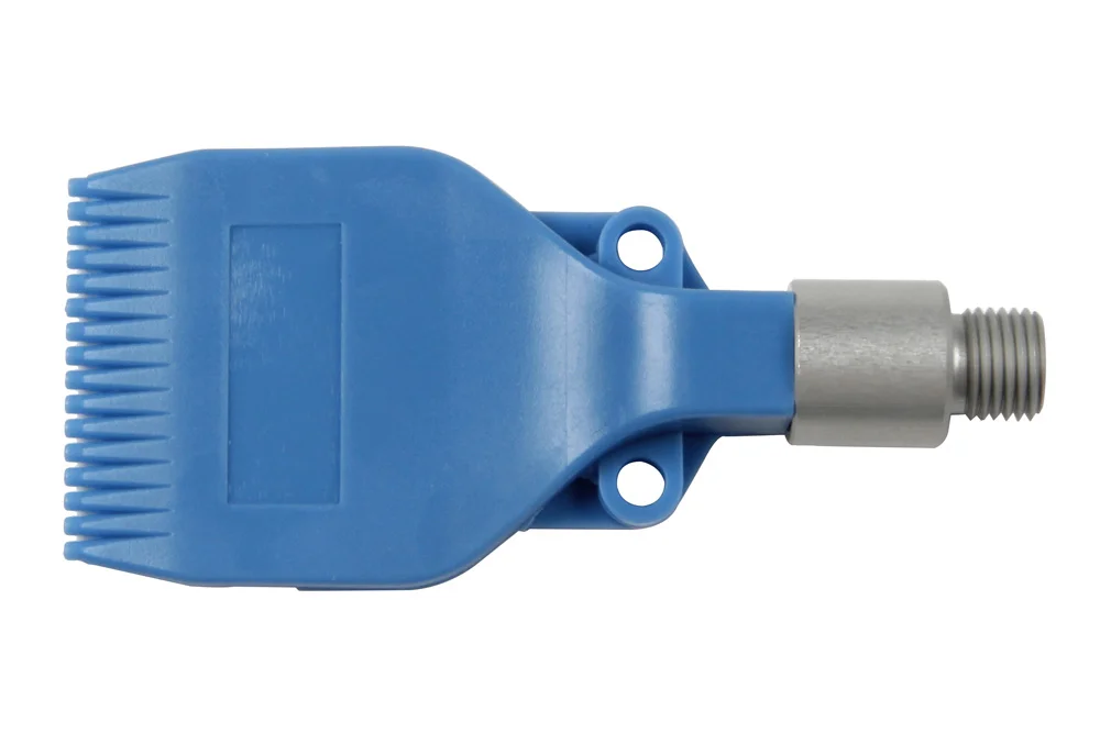 Buse peigne 16 canaux avec adaptateur, polyamide, série 470