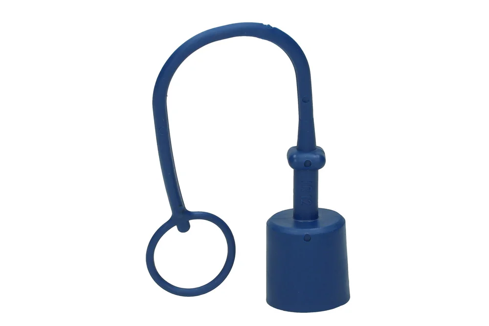 Bouchon bleu en PVC pour embout mâle de raccord rapide ISO-A, type IA