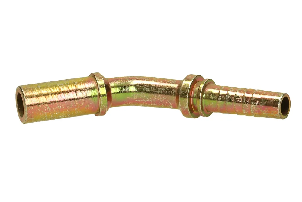 Embout à tube métrique BES 45°, type ZMR312, série lourde, acier au carbone