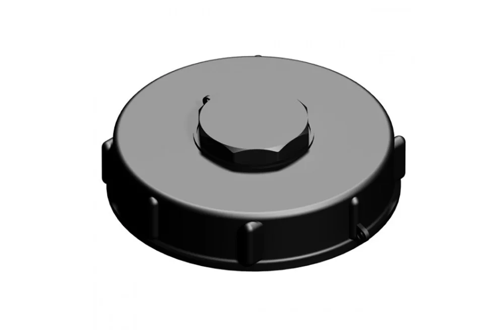 Couvercle pour conteneur-palette IBC avec ouverture, polypropylène