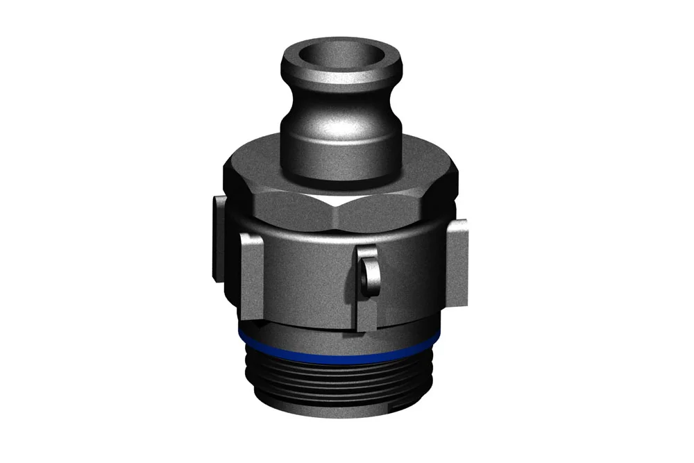 Adaptateur pour fût avec GZ/CAMLOCK, polypropylène