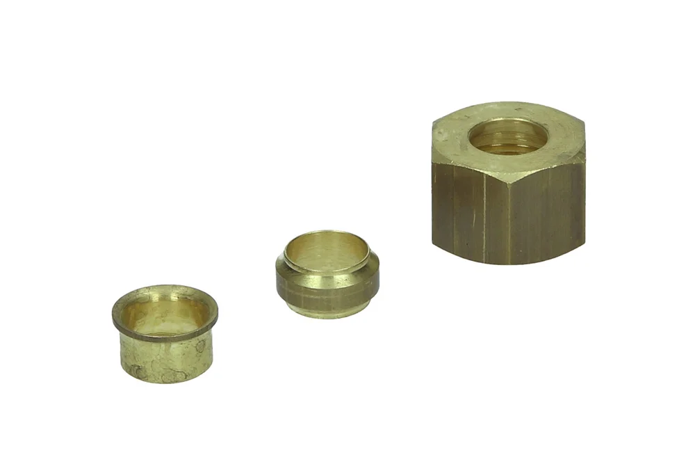Réduction - tube / tuyau (réduction, bague, écrou), laiton, type AI 13600