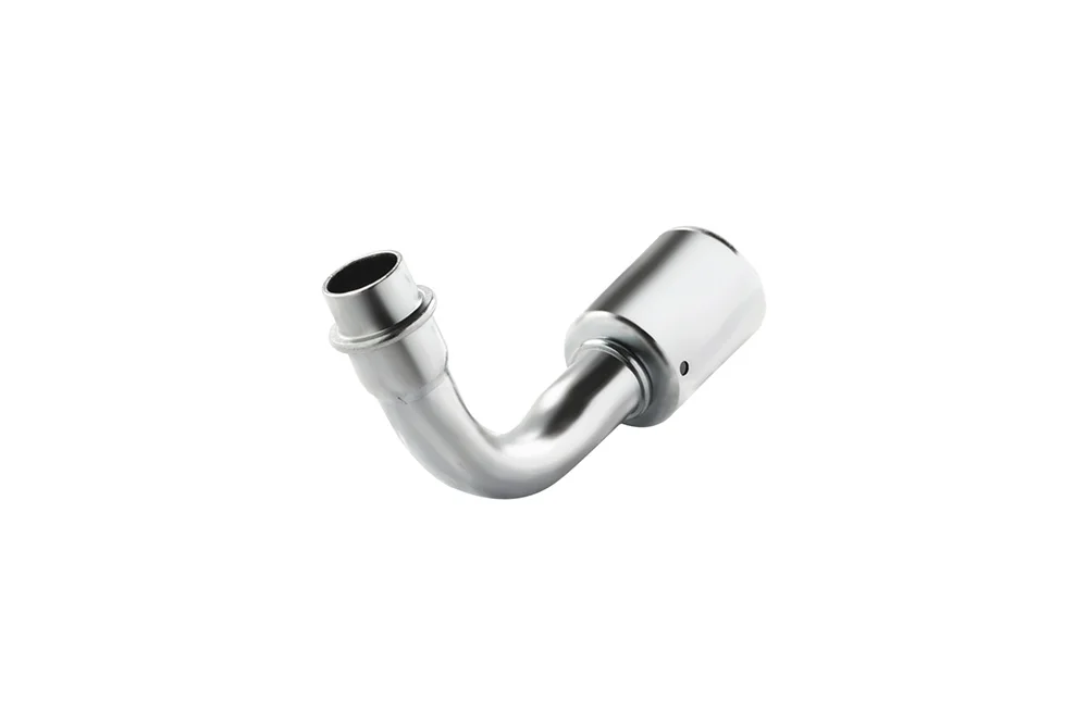 Embout de tube 90° sans écrou, acier, type 52726