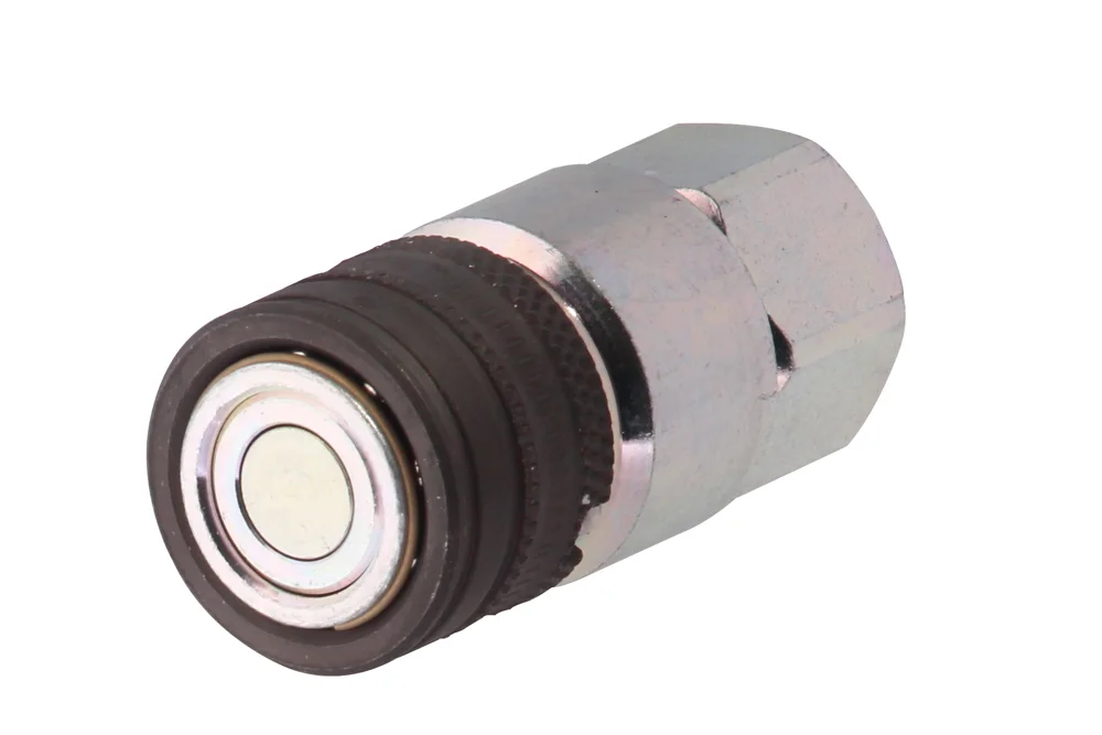 Raccord rapide hydraulique sans fuite CEJN X65, douille à filetage femelle en acier au carbone