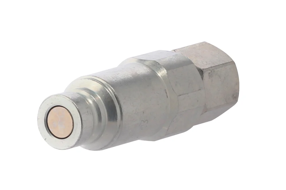 Raccord rapide hydraulique CEJN X64 sans fuite, embout avec éliminateur avec filetage intérieur en acier au carbone