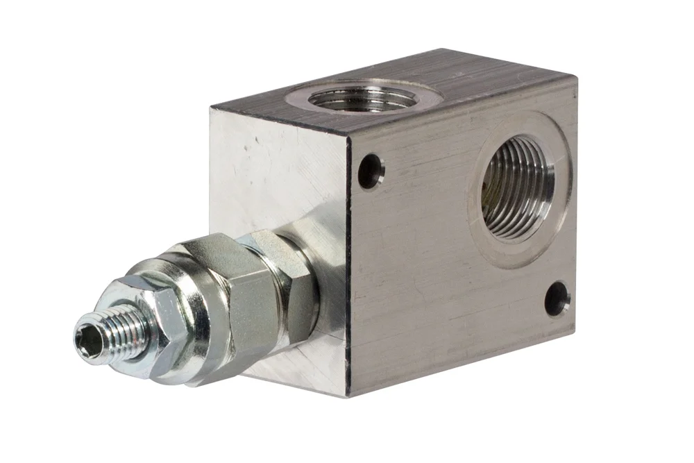 Vanne de dérivation hydraulique, aluminium, type FPM