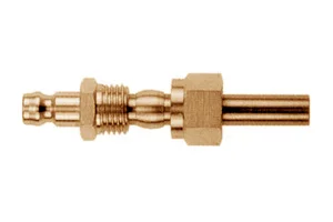 Bouchon de raccord rapide pour moules d'injection avec extrémité sous bague de serrage sans clapet, série DYROS 90
