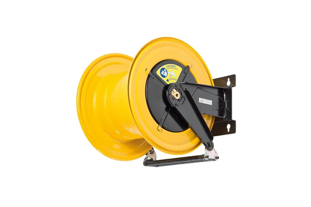 Enrouleur automatique à tambour ECODORA E-560 pour flexible, acier au carbone