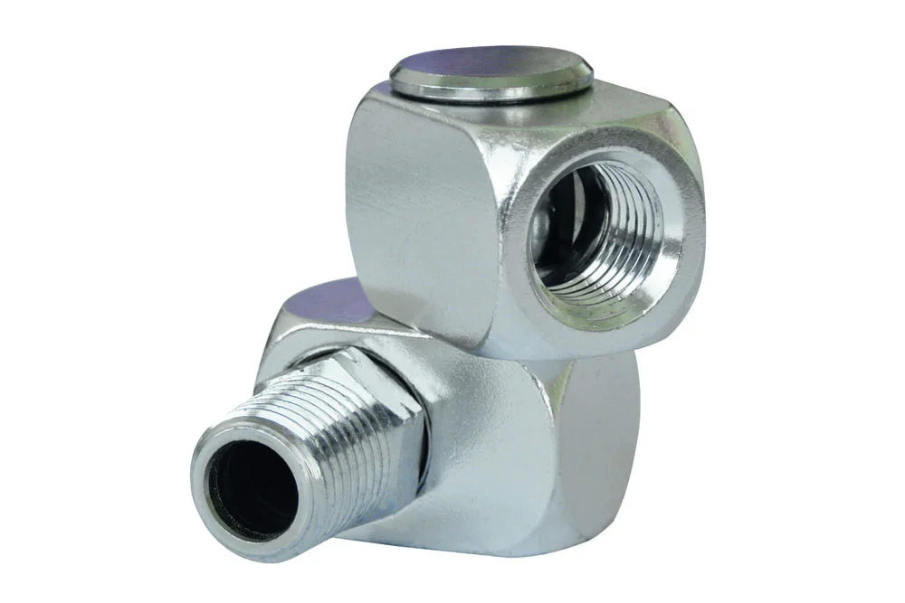 Raccord tournant pour outils pneumatiques, aluminium