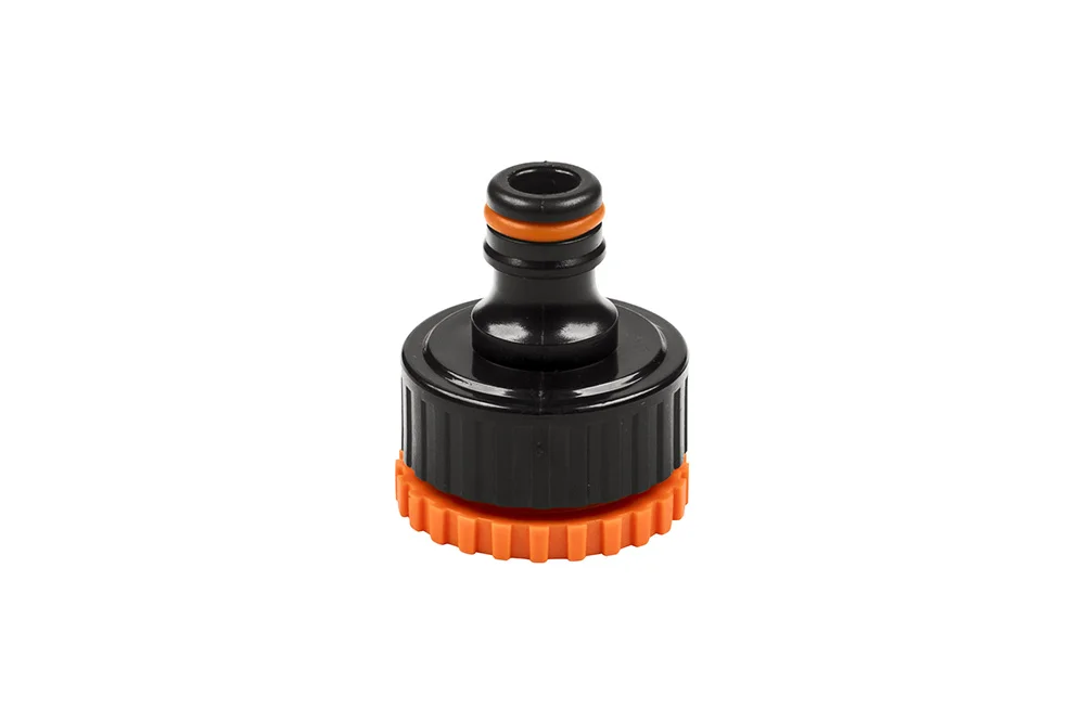 Raccord de robinet pour flexible de jardin avec réduction, PVC
