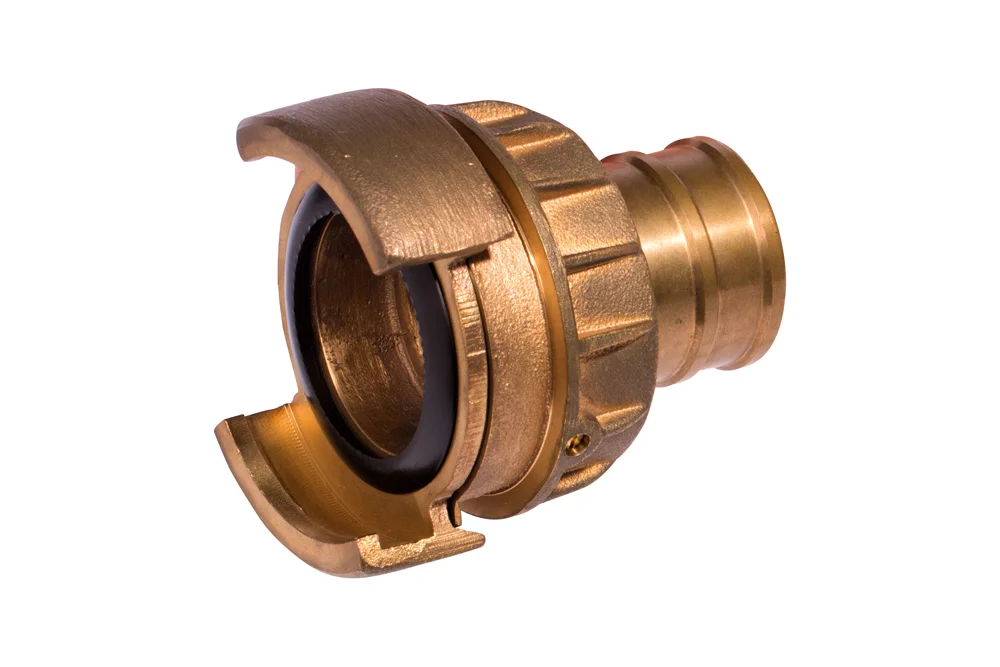 Raccord NOR avec embout pour flexible, bronze