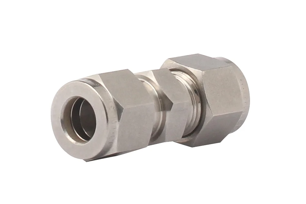 Raccord droit pour tube en pouces, acier inoxydable, C762L