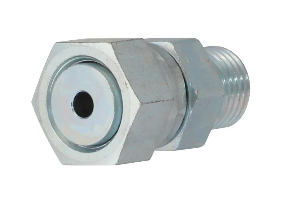 Adaptateur ORFS avec filetage extérieur BSP en acier au carbone, type EVGE-B