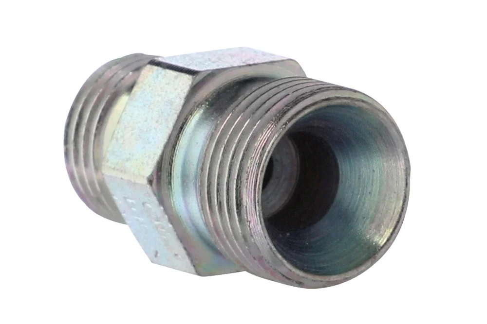 Adaptateur ORFS avec GZ BSP en acier au carbone, type GE-B