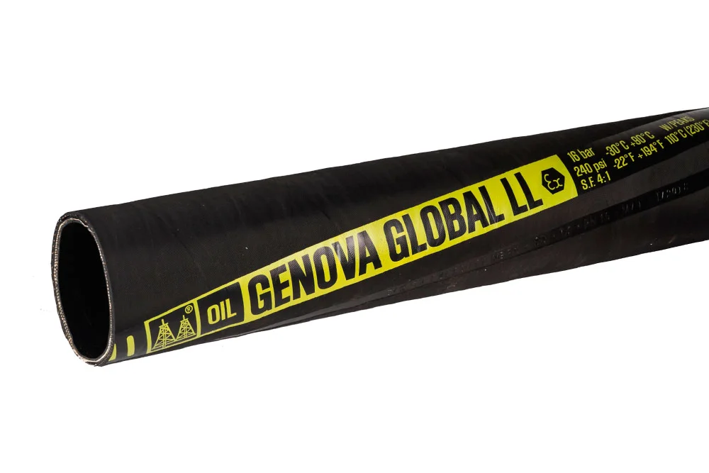 Flexible d'aspiration et de refoulement GENOVA LL® GLOBAL renforcé pour essence et huile, antistatique