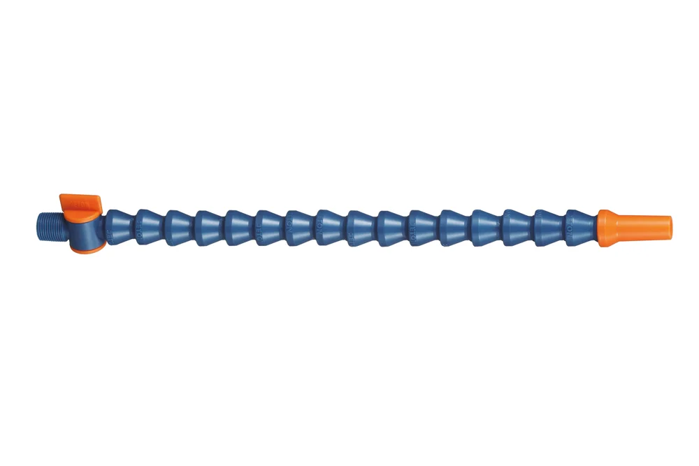 Flexible de refroidissement avec buse et vanne à filetage NPT mâle, système 3/8", JETON