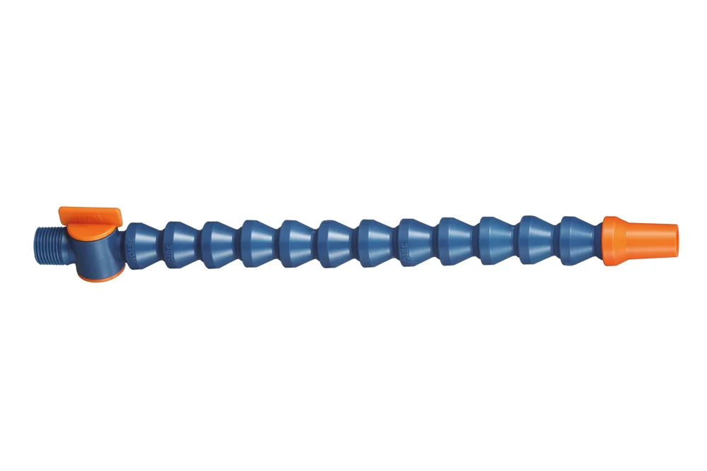 Flexible de refroidissement avec buse et vanne mâle NPT, système 1/2", JETON