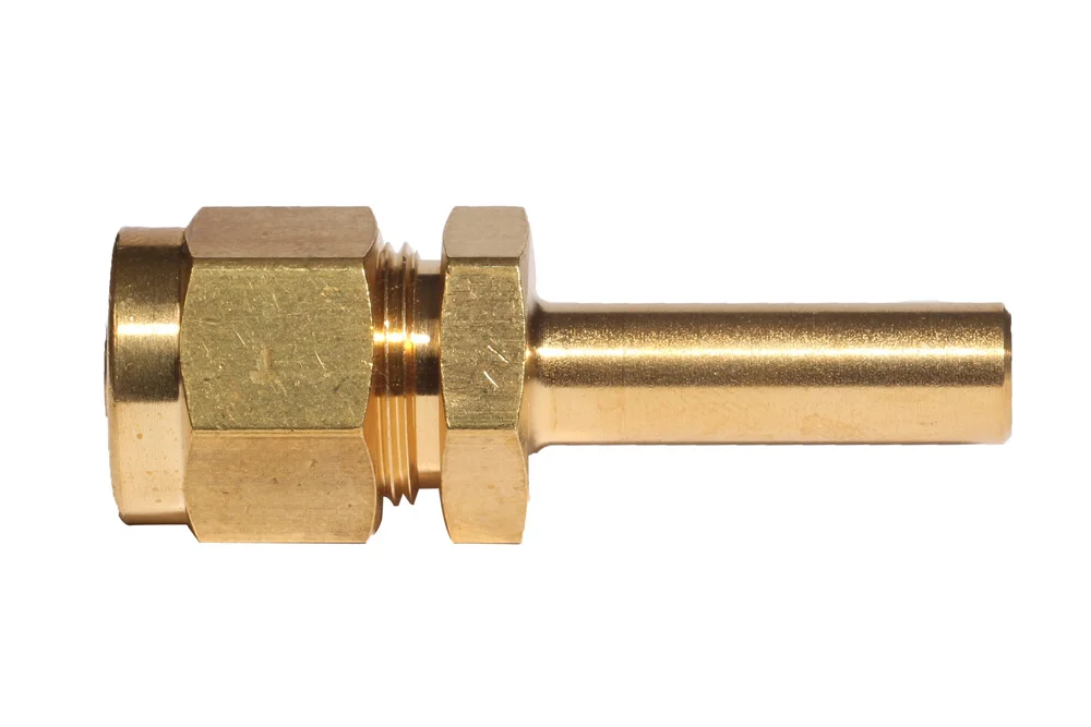 Embout vissé pour flexible GPL, laiton