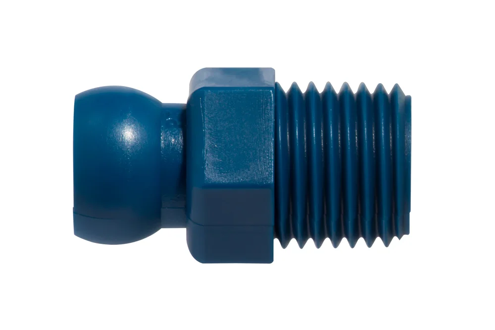 Raccord de liquide de refroidissement avec filetage BSPT mâle, système 1/4", LOC-LINE®