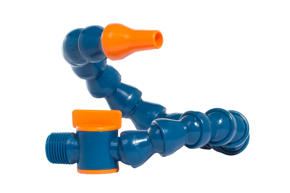 Flexible de refroidissement avec buse et vanne NPT GZ, système 1/2", LOC-LINE®