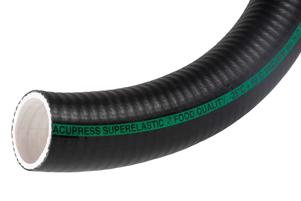 Flexible PVC/PVC renforcé d'une spirale en acier et d'une tresse VACUPRESS SUPERELASTIC