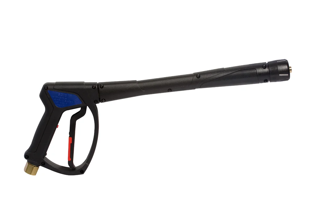 Pistolet pour nettoyeur haute pression avec lance prolongatrice, sortie femelle M22x1,5, SG35