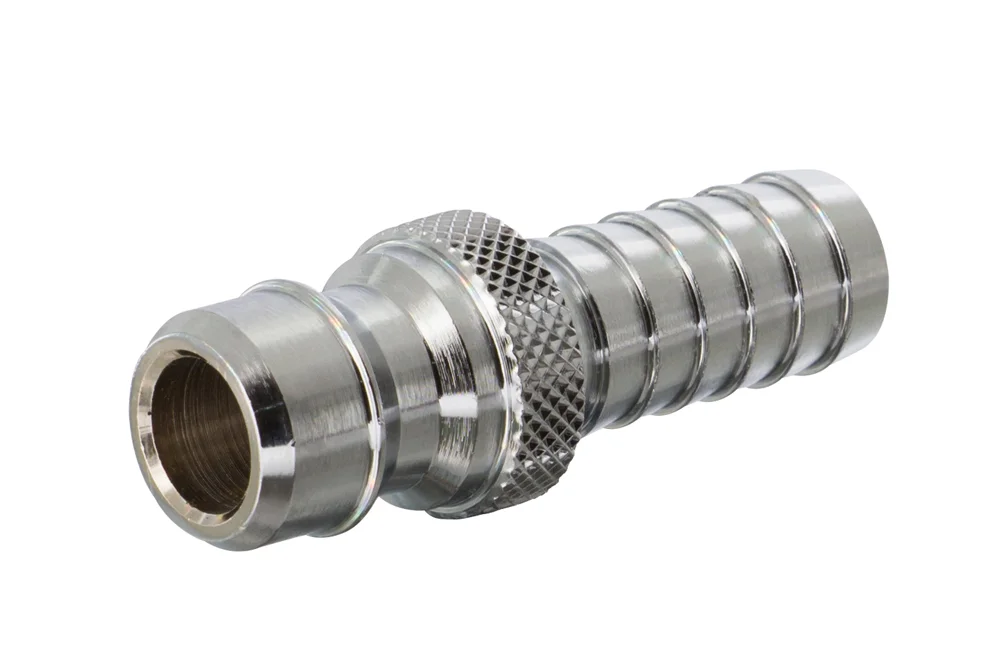 Embout mâle de raccord rapide pour eau NiTO 1/2" avec embout pour tuyau, laiton