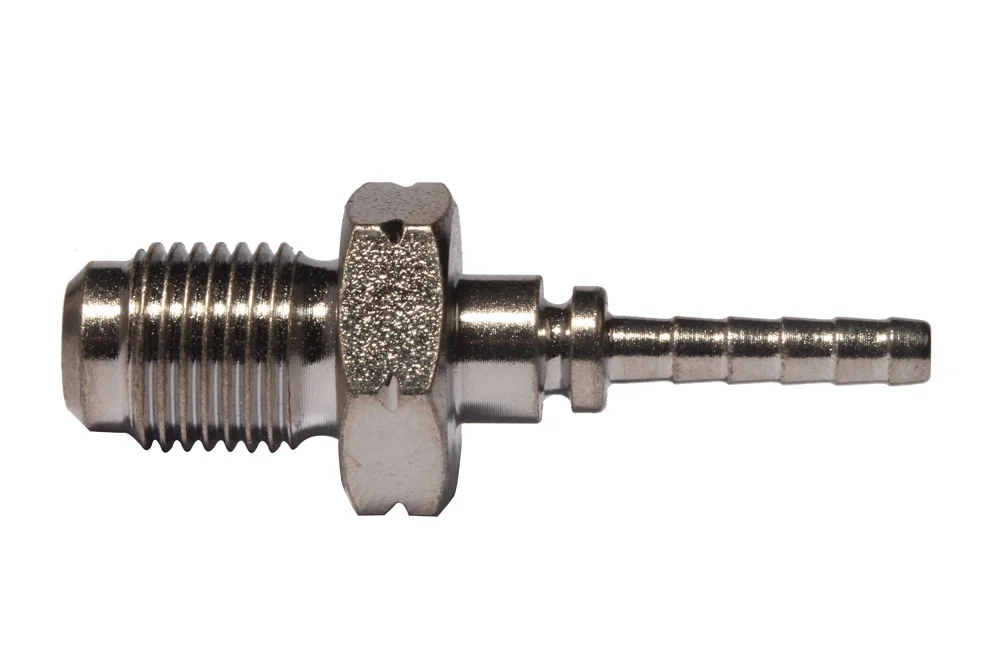 Embout serti avec filetage externe, type MACP, acier carbone
