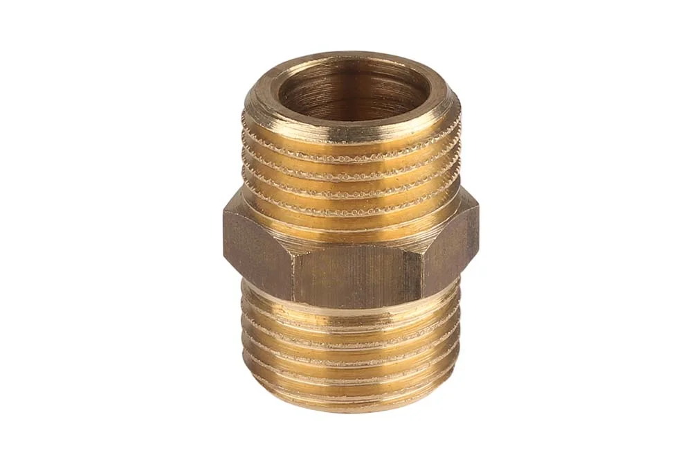 Mamelon avec filetage mâle BSP, laiton, type 3430
