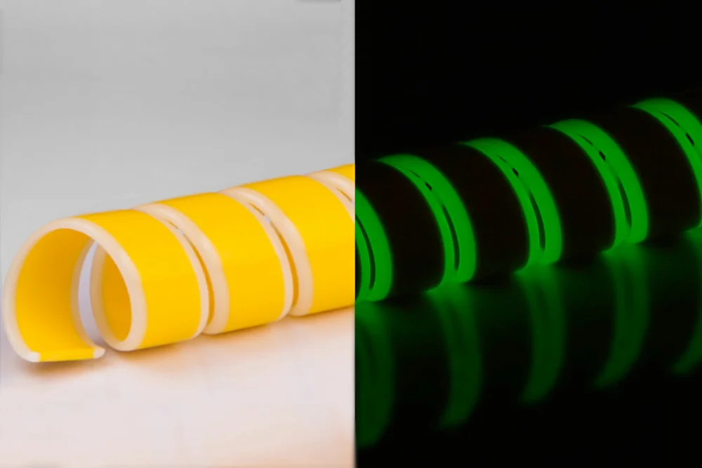 Gaine spirale photoluminescente GLOW