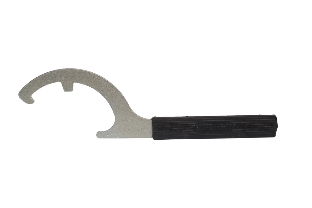Clé de pompier pour raccord STORZ, taille 65/38, fonte malléable.