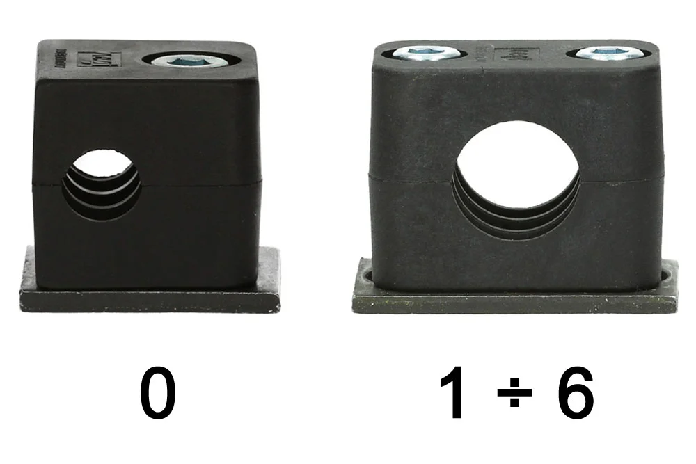 Collier standard DIN 3015, polyamide, type 100