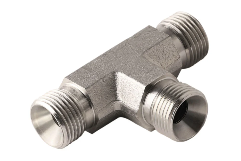 Adaptateur - té à filetage mâle BSP, acier au carbone, type A109