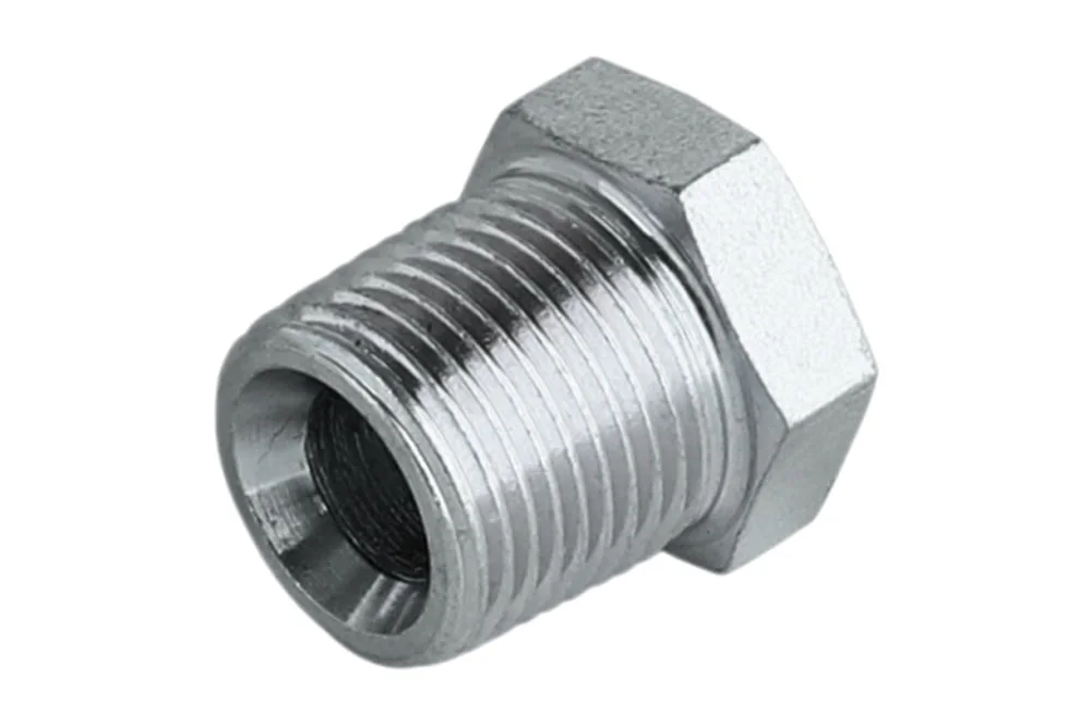 Adaptateur - bouchon à tête hexagonale à filetage mâle BSPT, acier au carbone, type A113T