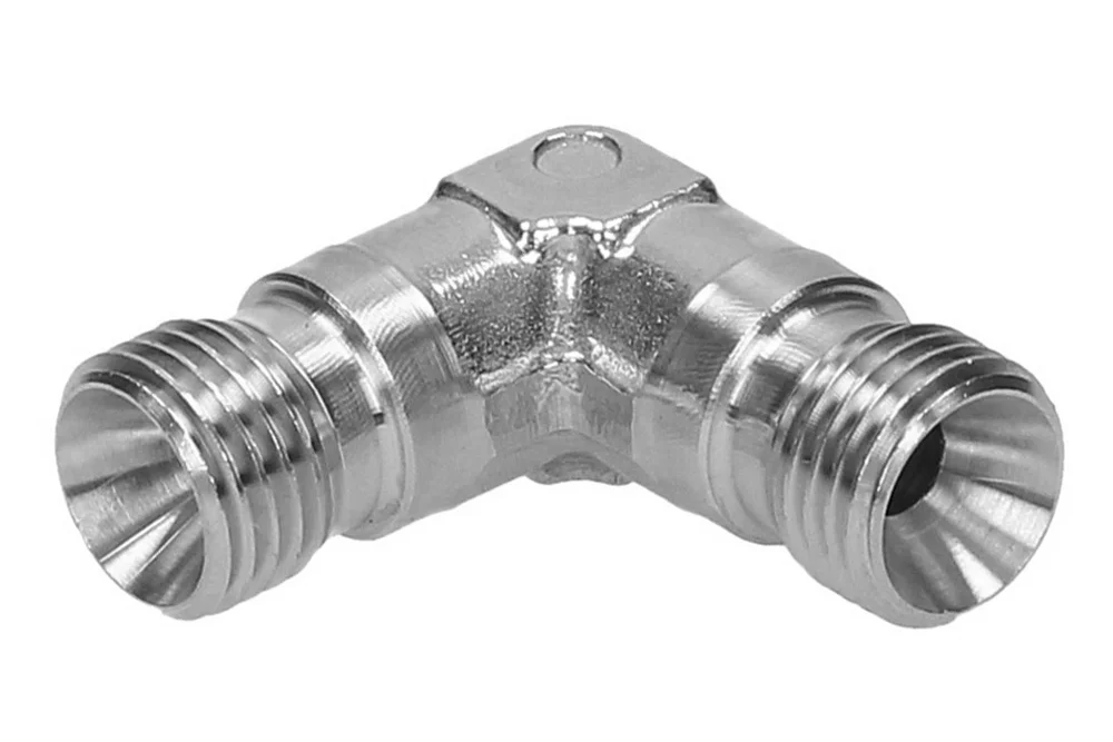Adaptateur 90° avec GZ BSP, acier inoxydable, type A116