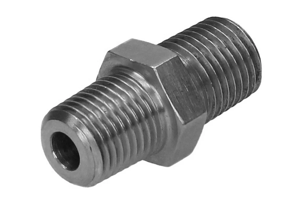 Adaptateur à filetage mâle BSPT/filetage mâle NPT, acier inoxydable, type A201