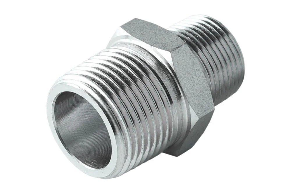 Adaptateur - mamelon GZ BSPT x GZ NPT, acier au carbone, type A201