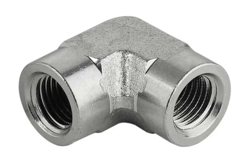 Adaptateur - coude hydraulique 90° avec GW NPT, acier au carbone, type A306