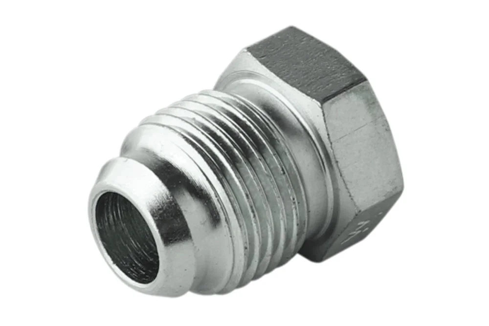 Adaptateur - bouchon JIS Komatsu filetage mâle MÉTRIQUE, acier au carbone, type A506