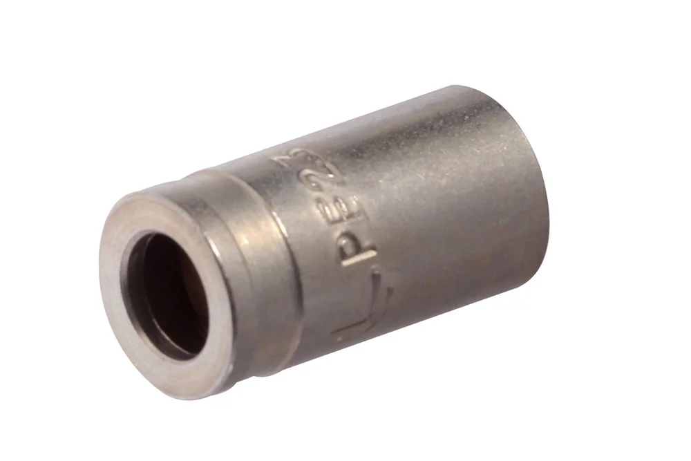 Douille de sertissage pour flexibles R6, R7, R8, 1SC, acier au carbone zinc-nickel, type BP7