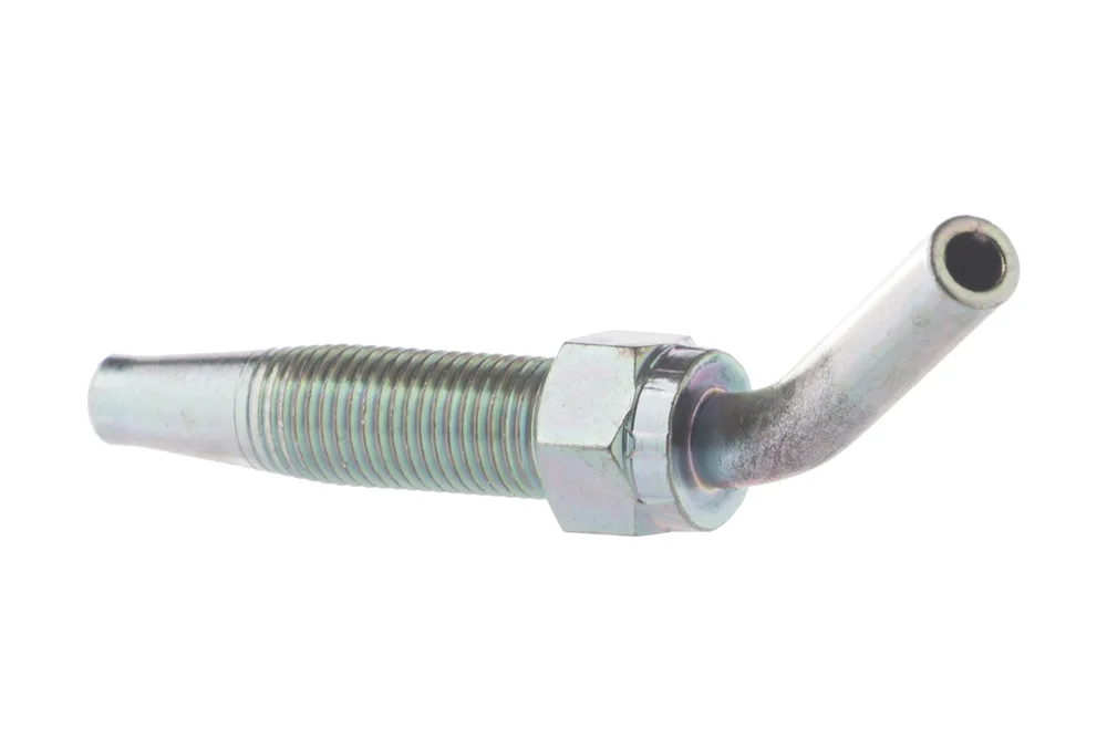Embout hydraulique tubulaire coudé 45° BEL, type SMR311, série légère, acier au carbone