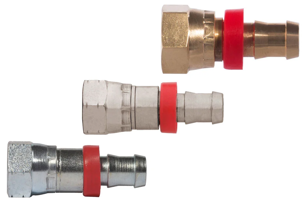 Embout auto-serrant PUSH-ON JIC à filetage femelle UNF, type YJW110