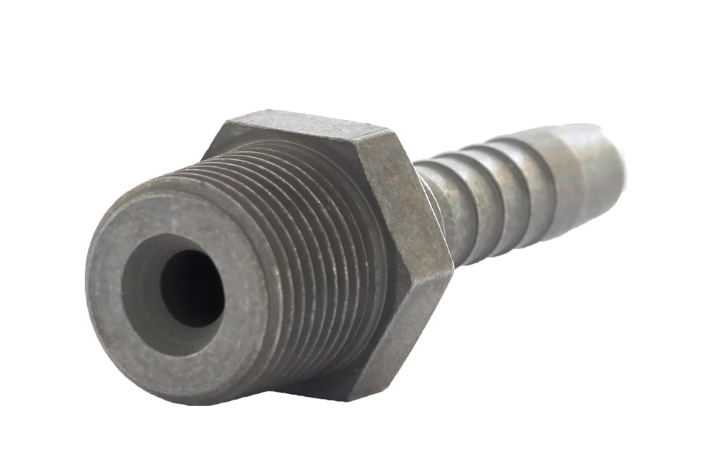 Embout hydraulique AGR-K, type ZBZ130, acier au carbone, zinc-nickel