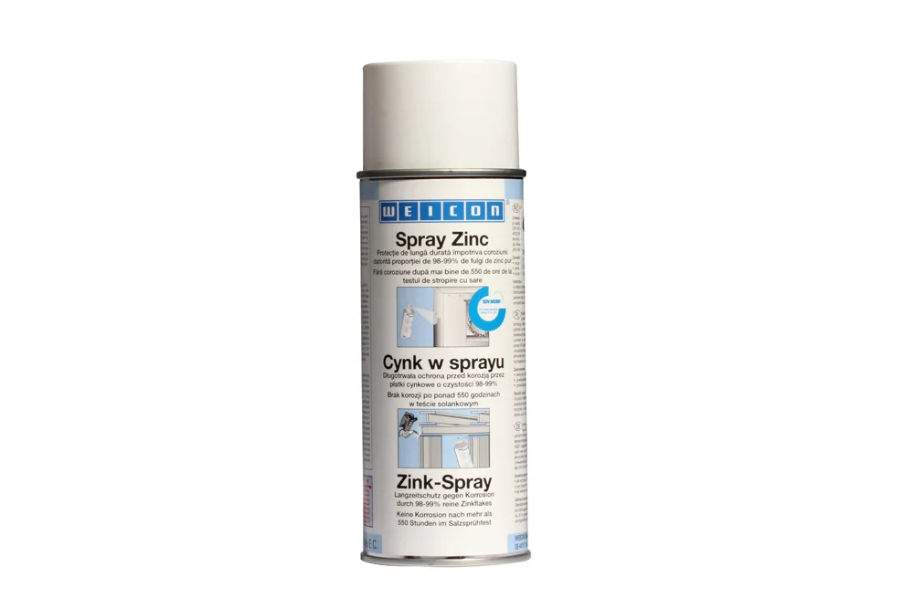 Revêtement anticorrosion au zinc WEICON ZSN - spray 400 ml