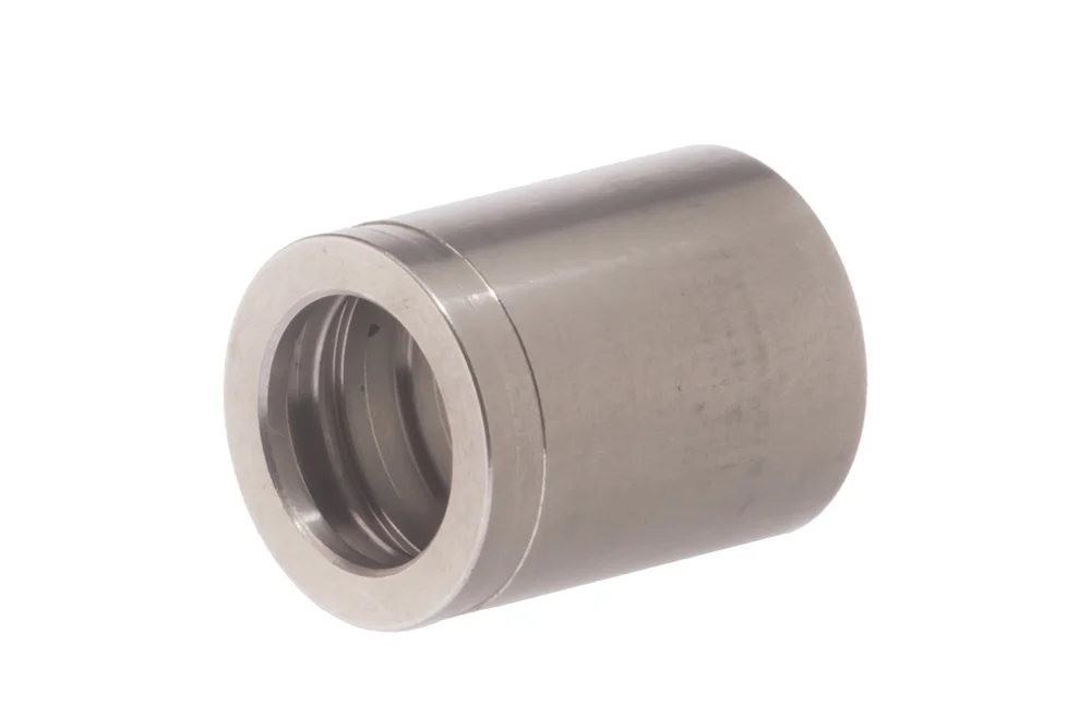 Douille de sertissage pour flexibles thermoplastiques SAE100R7, acier AISI 304, type BP7